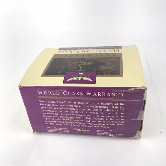 Vintage Fenwick 305 Lite Spinning Reel Box & Papers ONLY, NO REEL - Picture 4 of 6